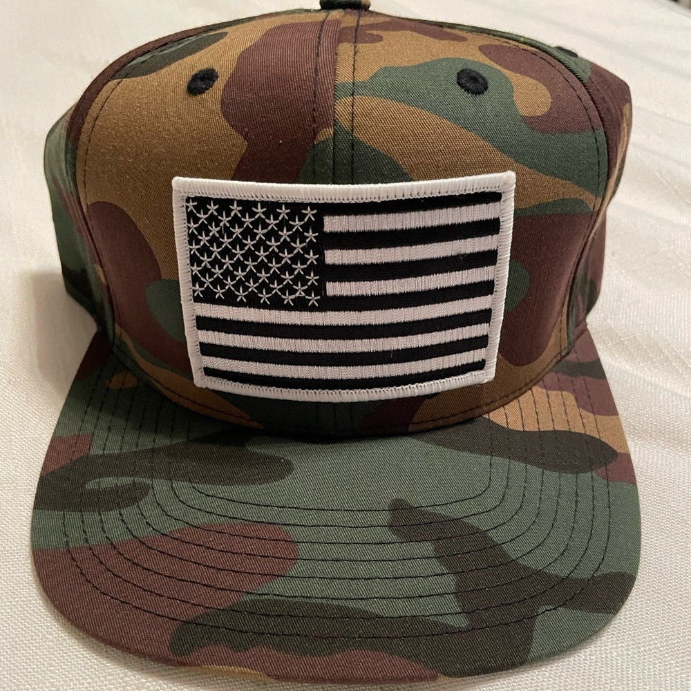 Camo American Flag Hat